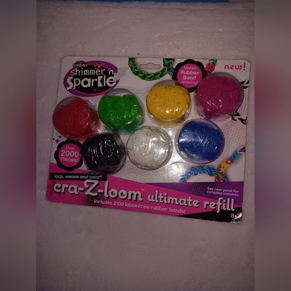 NWOT Cra.Z.Art Shimmer 'n Sparkle cra-Z-loom ultimate refill